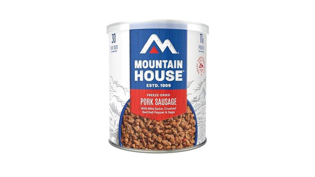mountain house pork sausage