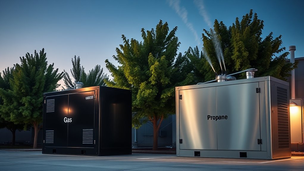 natural gas less emissions