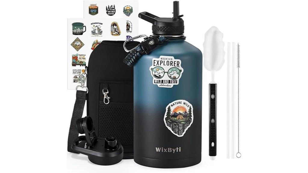 one gallon insulated water bottle