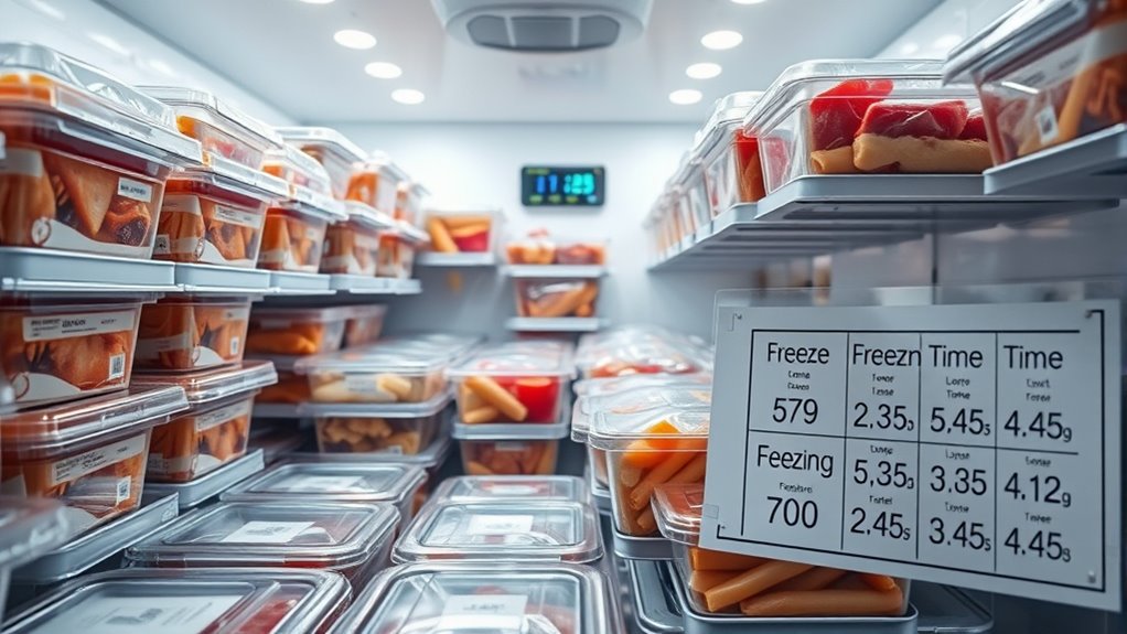 optimal freezing time guidelines