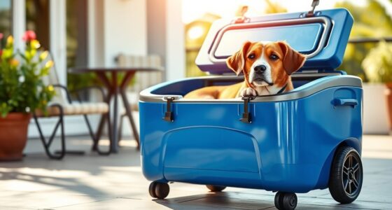 pet coolers with wheels