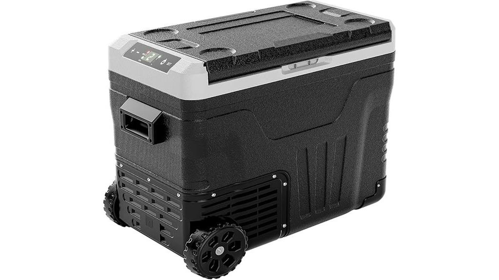 portable 12v fridge with wheels