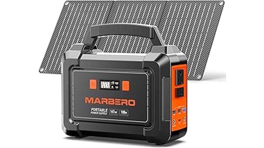 portable 167wh solar power