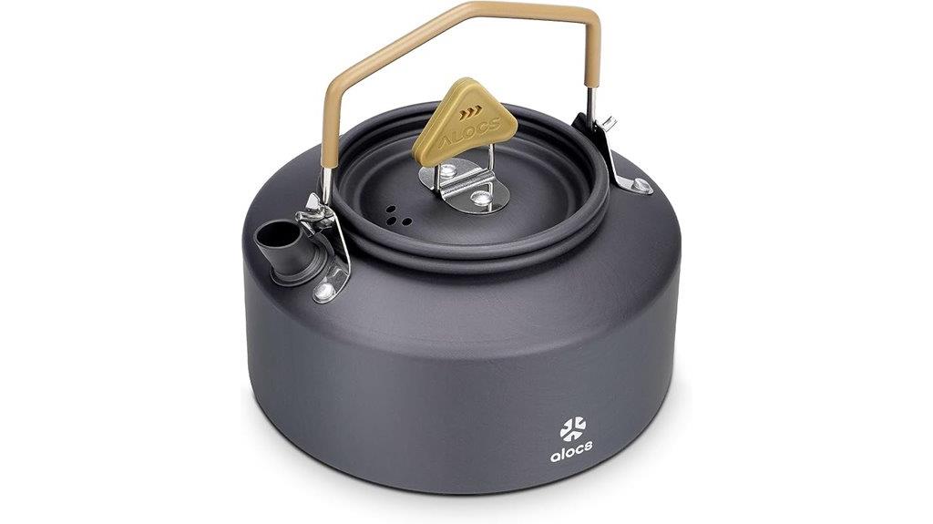 portable 1l aluminum kettle