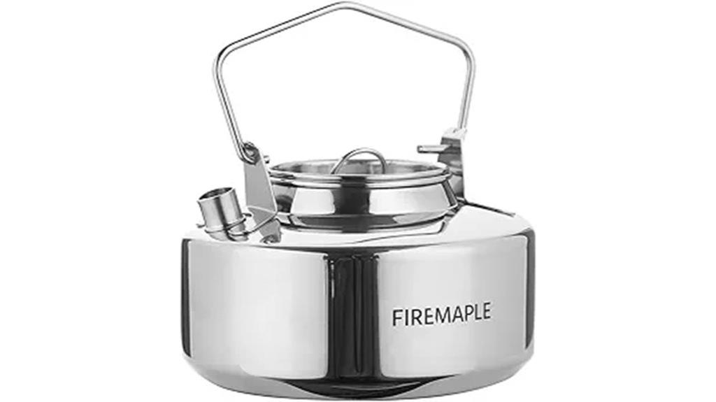 portable 1l stainless steel kettle