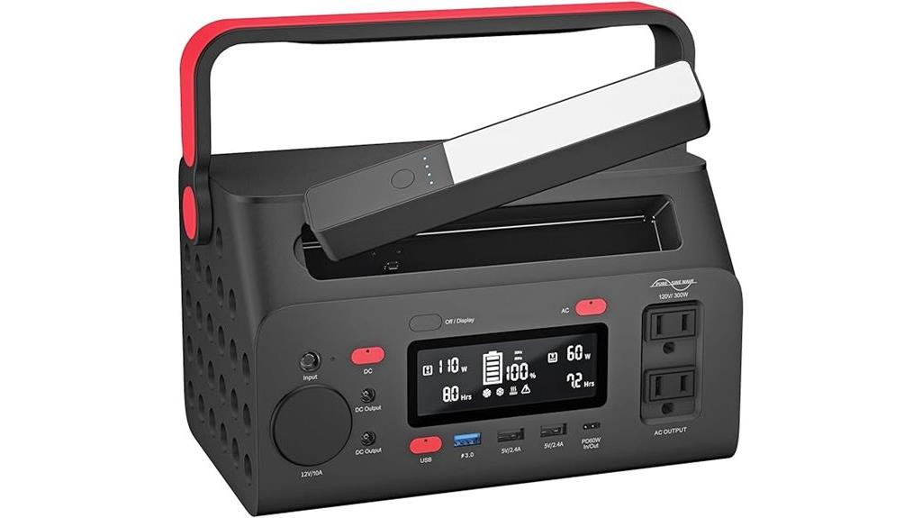 portable 293w power station