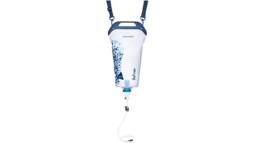 portable 3l gravity water filter