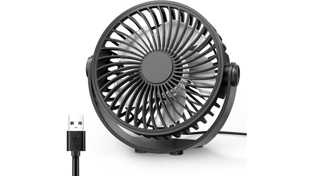 portable 5 inch usb fan