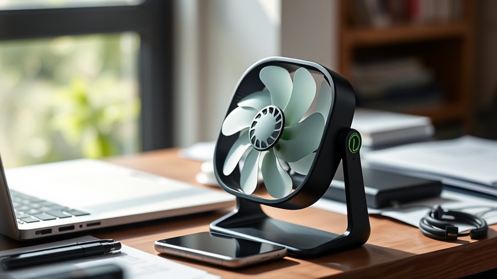 portable adjustable quiet airflow