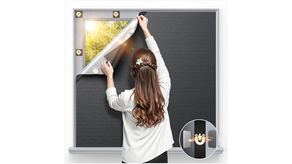 portable blackout window curtains
