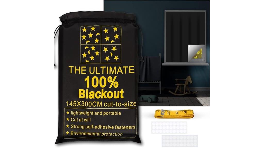 portable blackout window shades