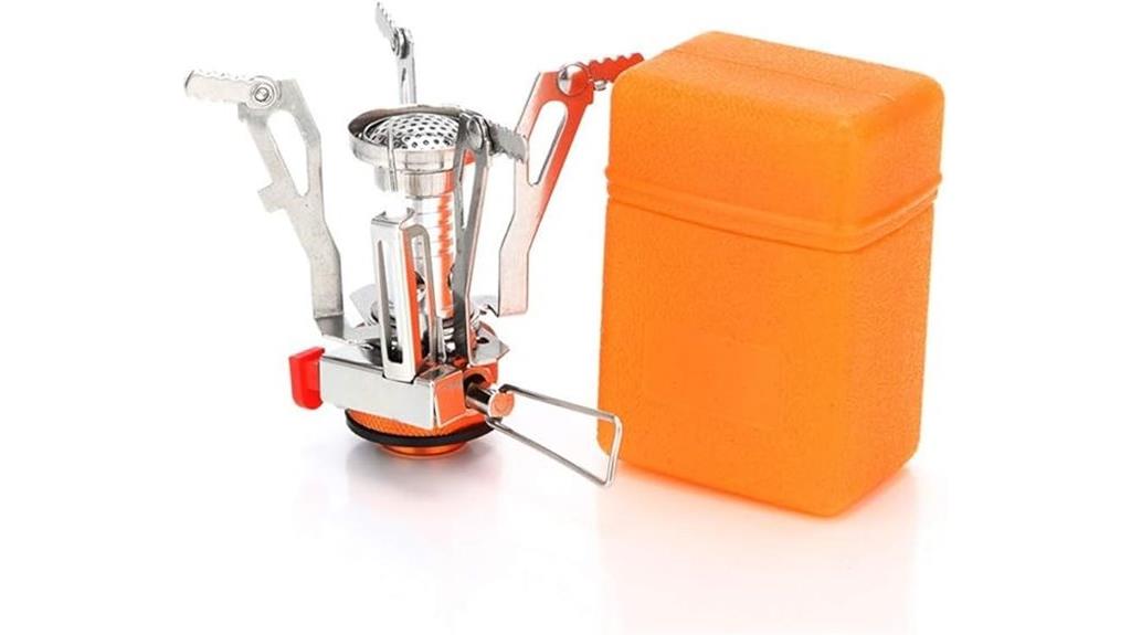 portable camping stove with ignition