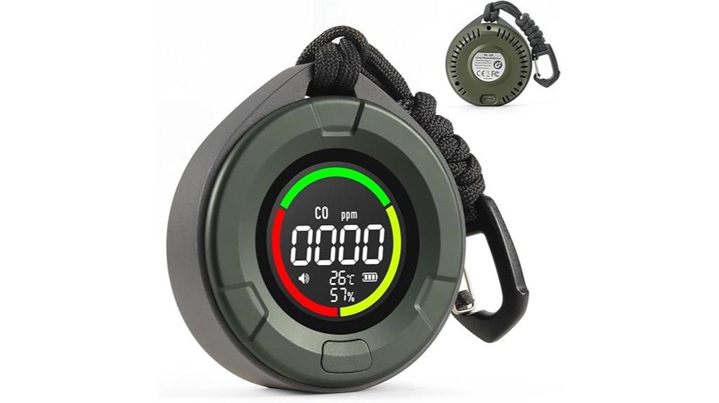 portable co detector alarm