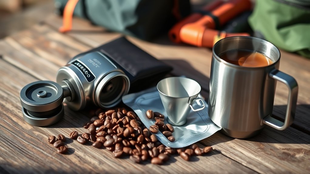 portable coffee brewing essentials