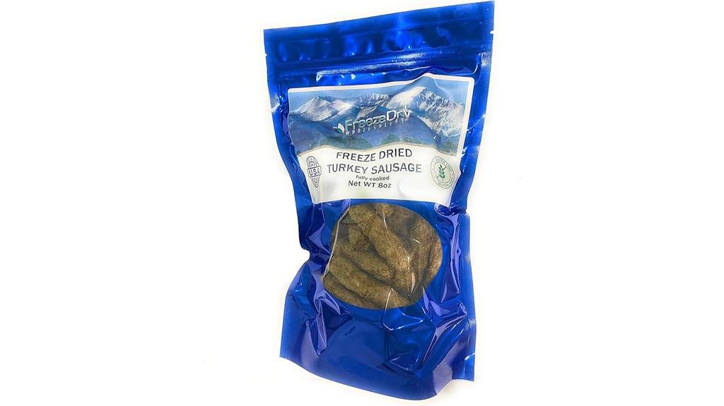 portable dried turkey sausage