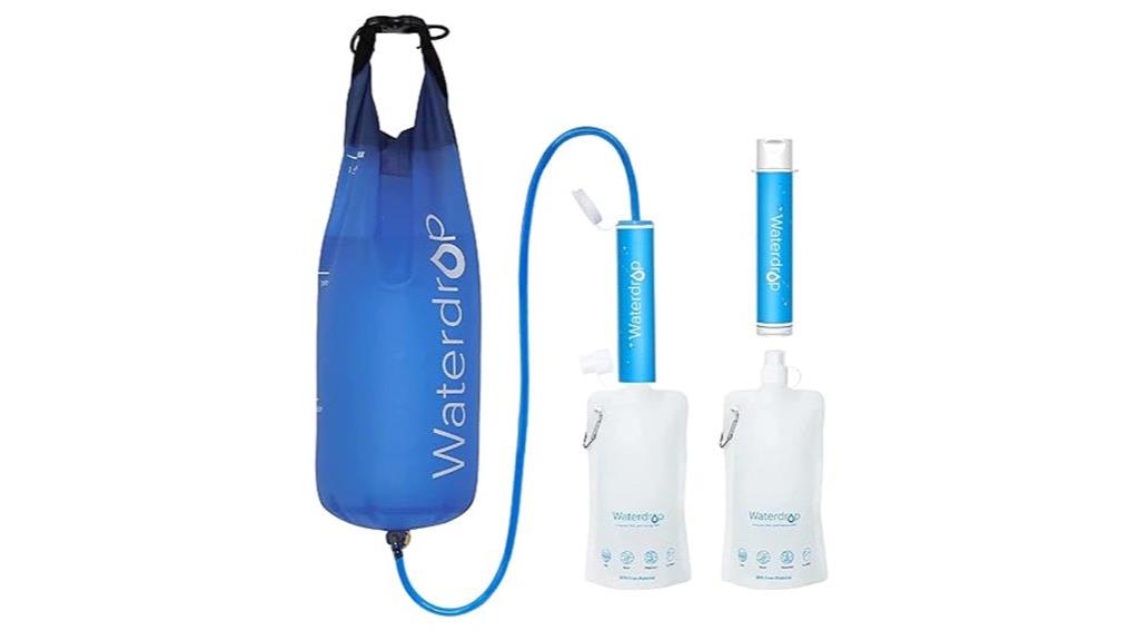 portable dual water filters