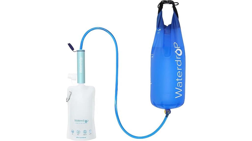 portable emergency water filter