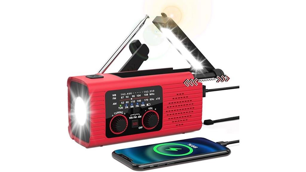 portable emergency weather radio