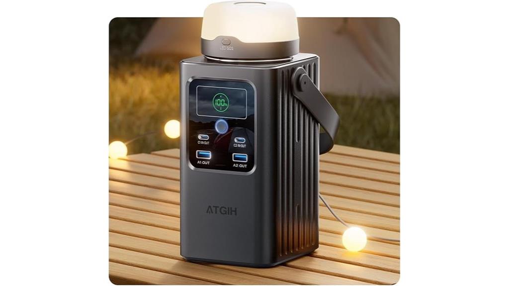 portable power station light