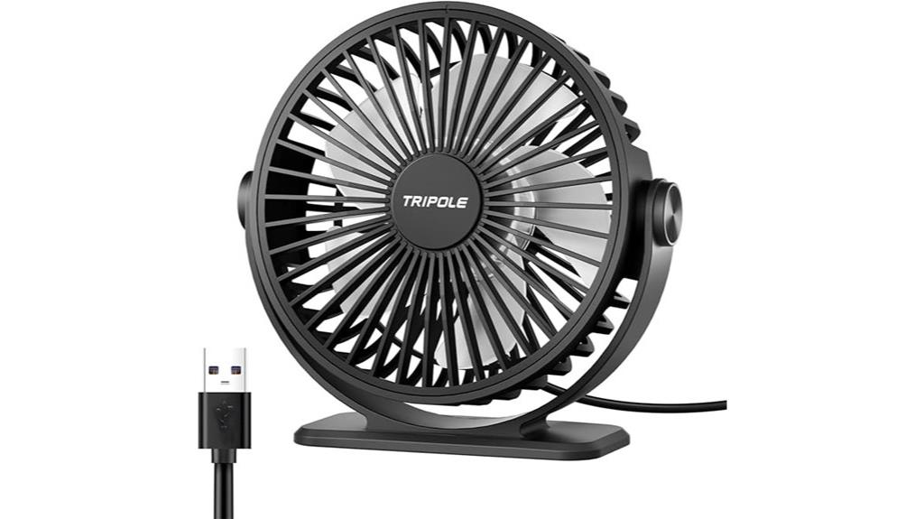 portable three speed mini fan