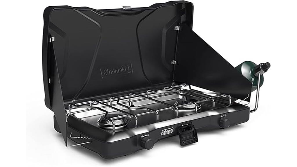 portable two burner stove