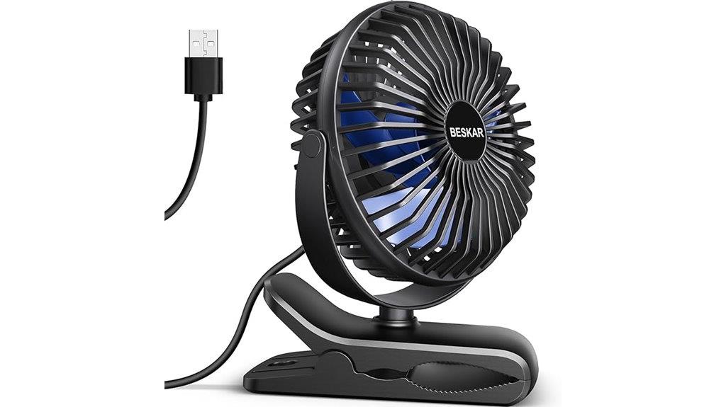portable usb desk fan