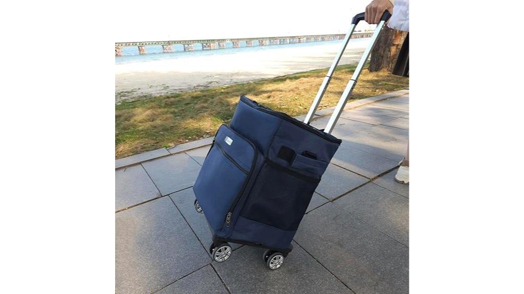 portable wheeled collapsible cooler