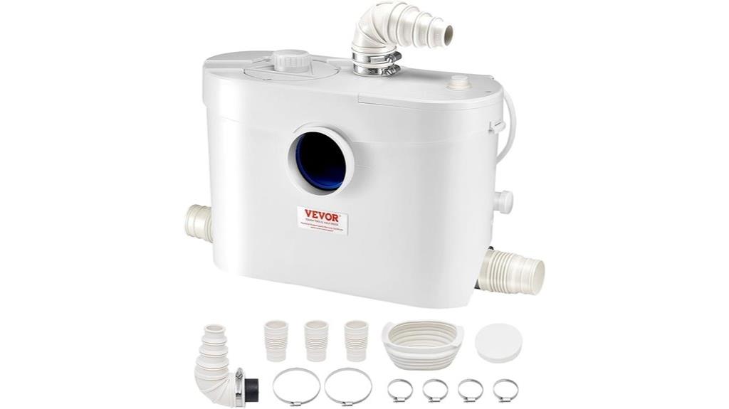 powerful 900w macerator pump