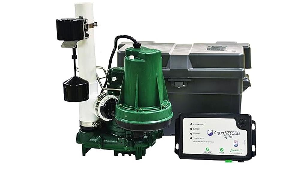 preassembled sump pump system