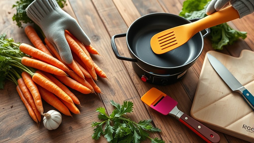 prepare clean organize cook