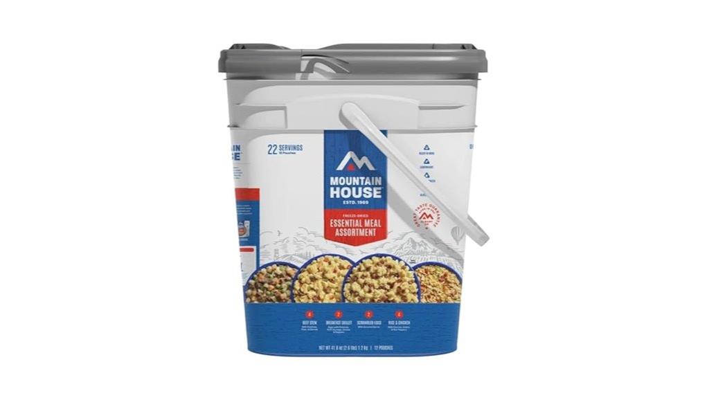 prepared meal variety bucket