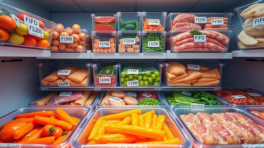 prioritize fresh food rotation