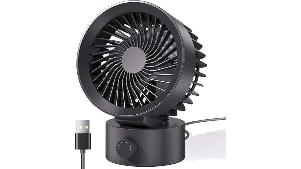 quiet portable adjustable fan