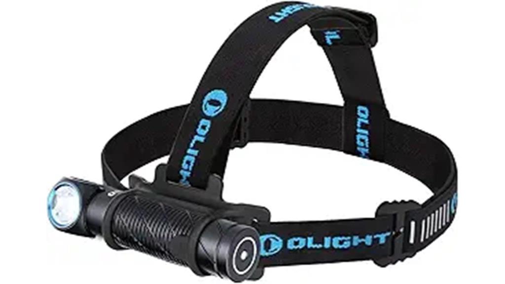 rechargeable headlamp with headband