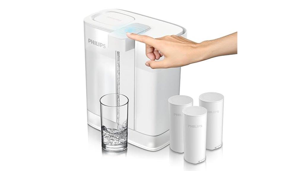 rechargeable philips water filter