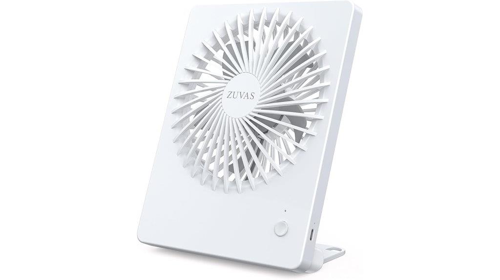 rechargeable portable desk fan