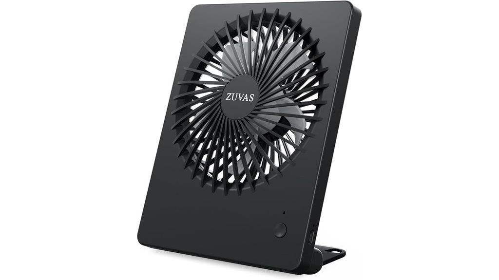 rechargeable portable desk fan