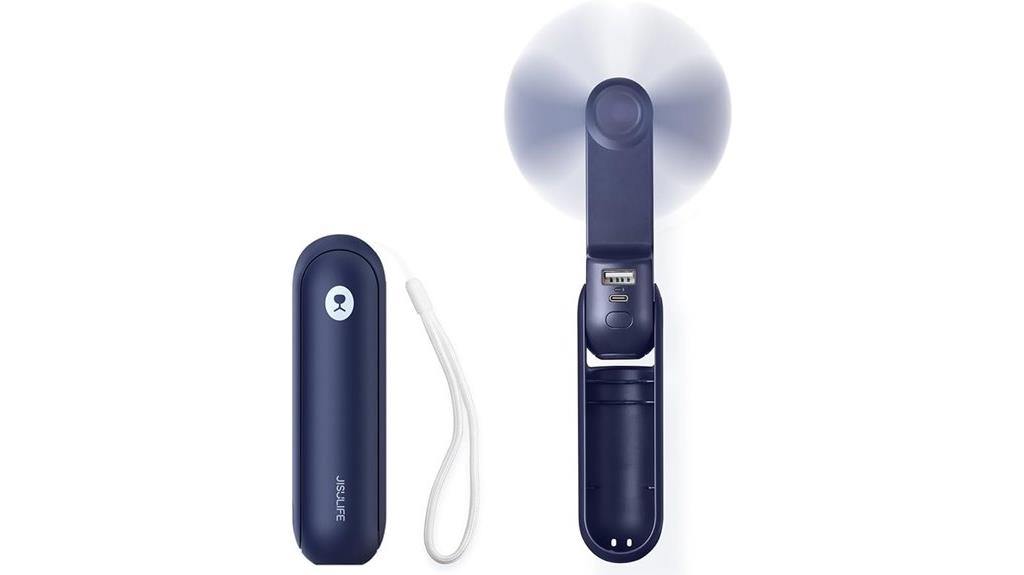 rechargeable portable hand fan