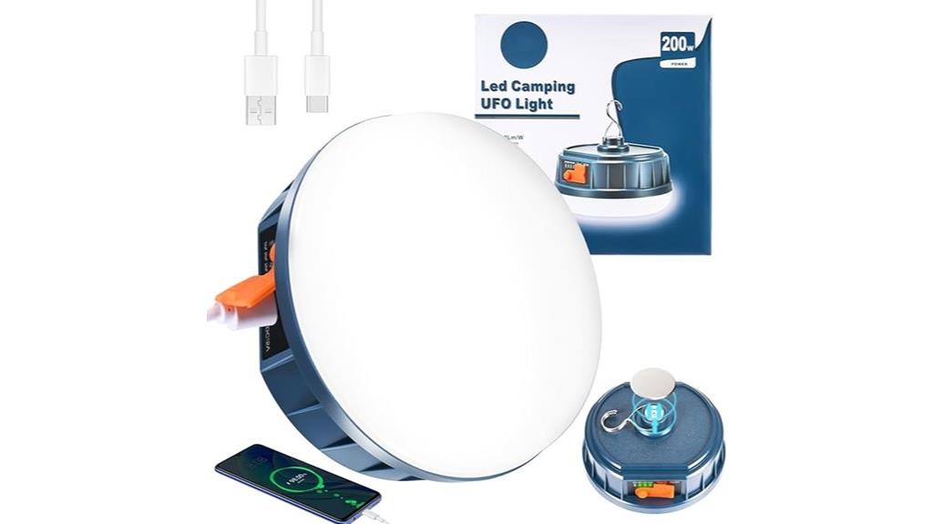 rechargeable waterproof camping lantern