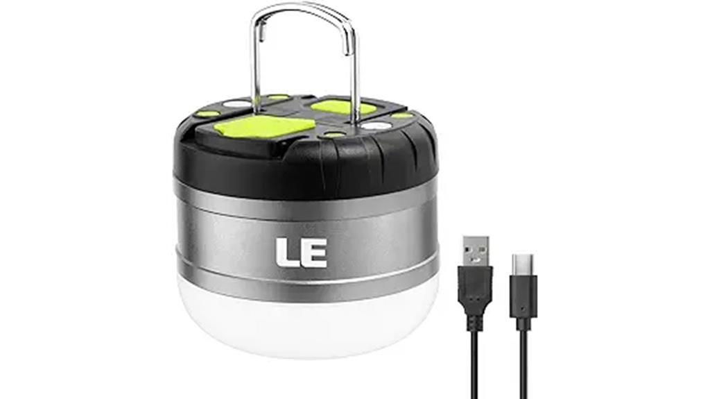 rechargeable waterproof camping lantern