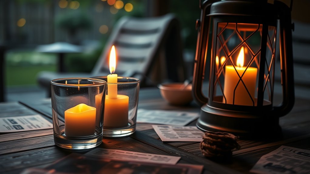 safe candle and lantern practices