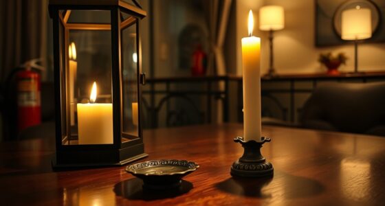 safe candle lantern practices