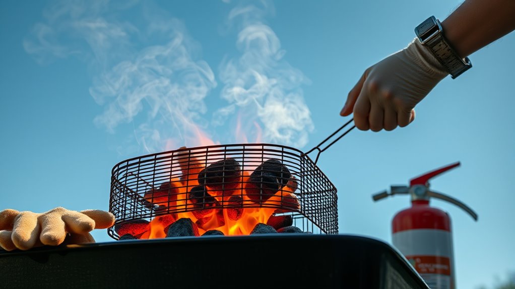 safe charcoal grilling practices