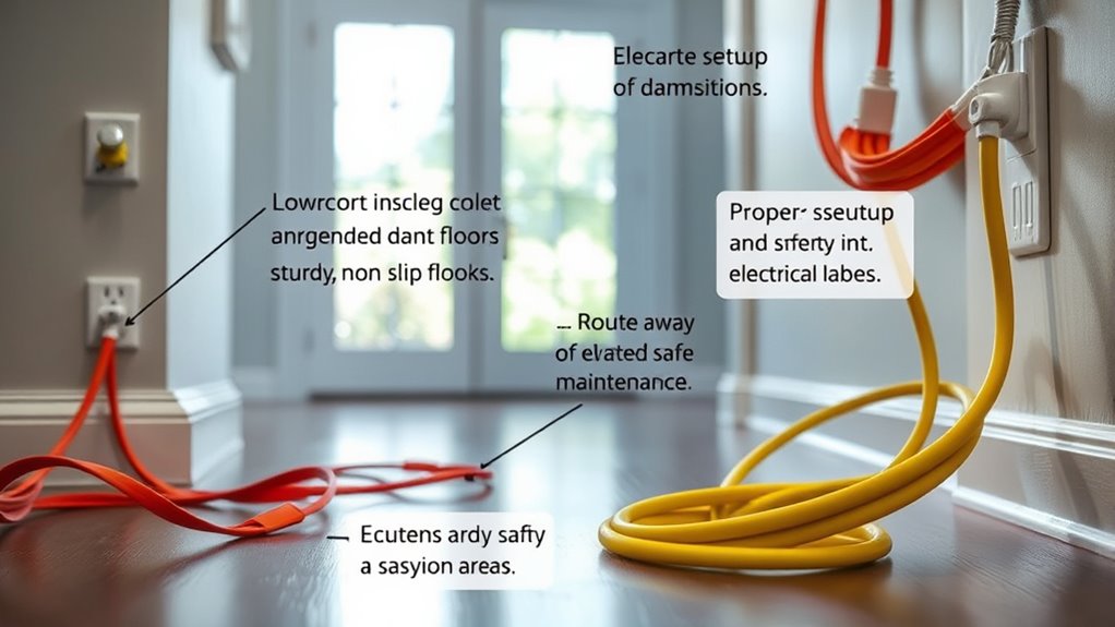 safe proper cord placement