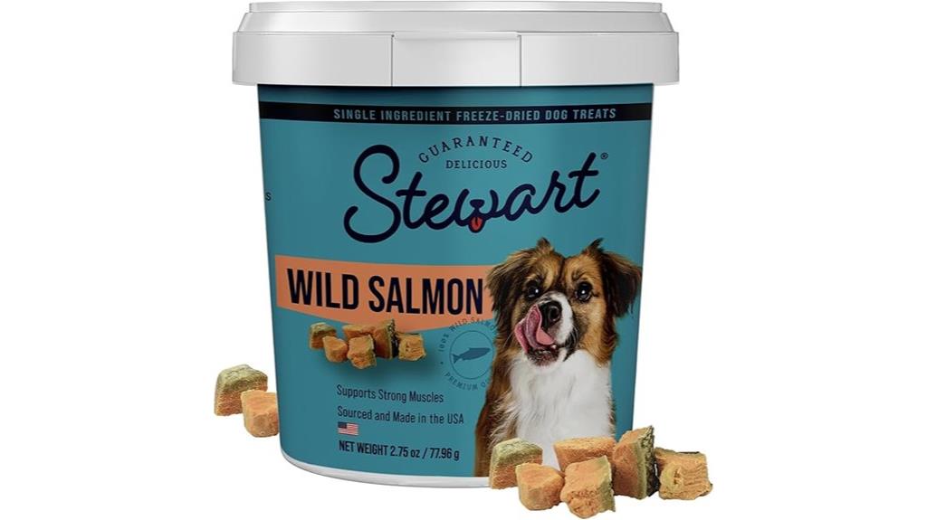 salmon flavored dry dog treats