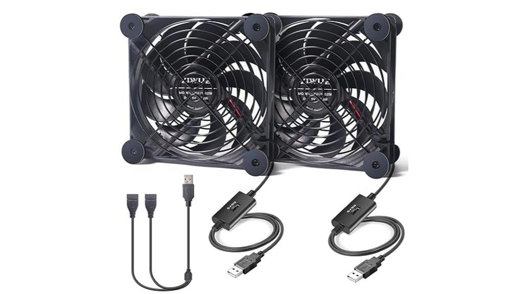 silent dual fan cooling