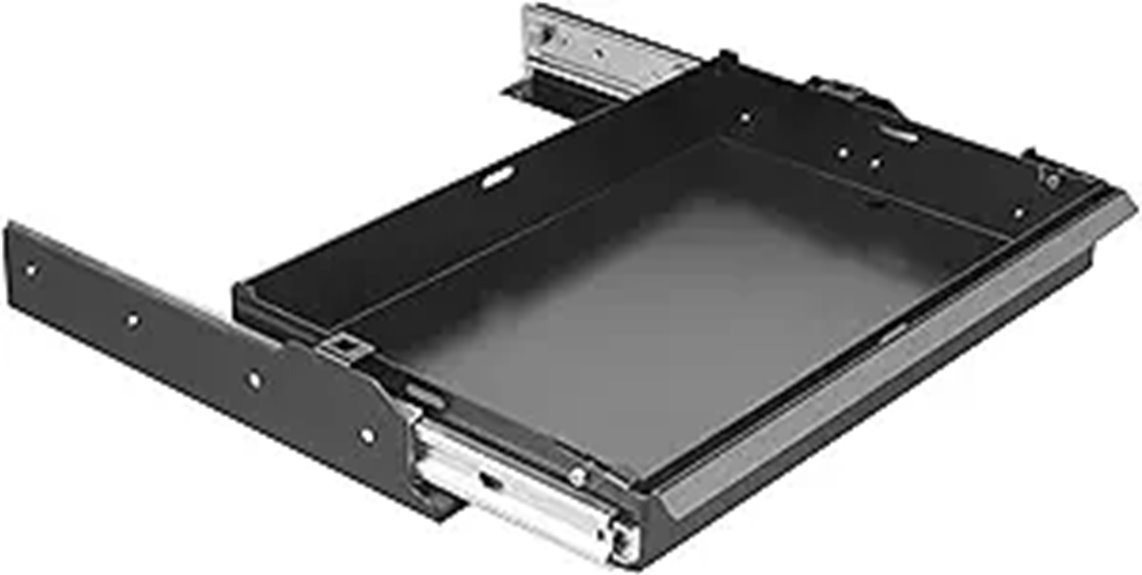 sliding battery tray dimensions