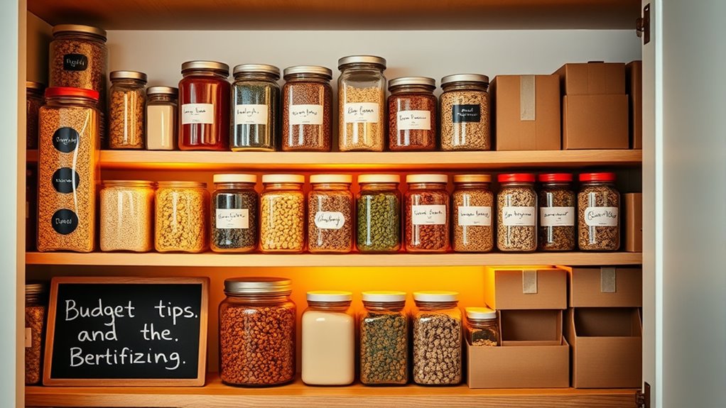 smart budget pantry planning