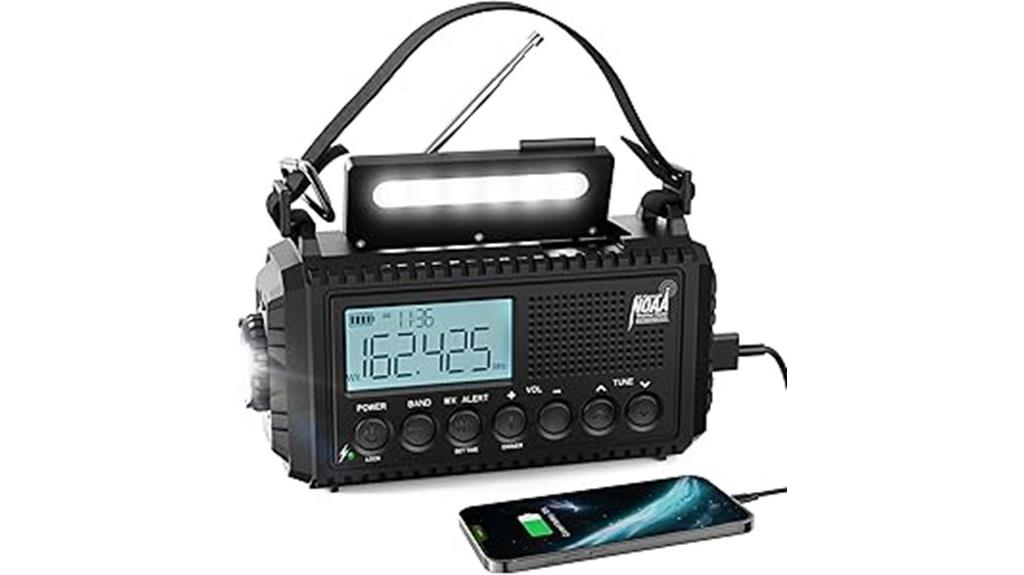 solar hand crank radio