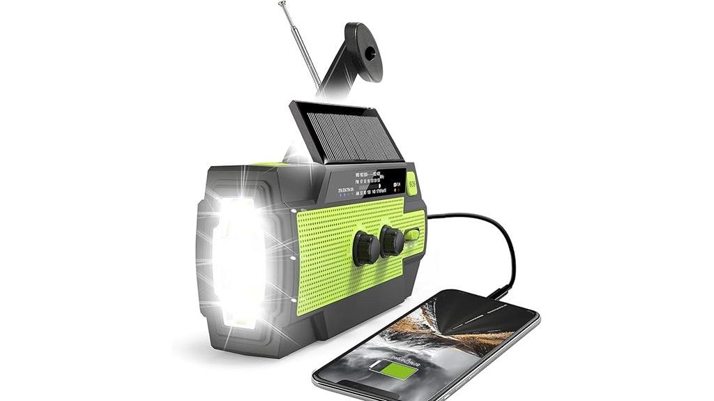 solar powered emergency weather radio